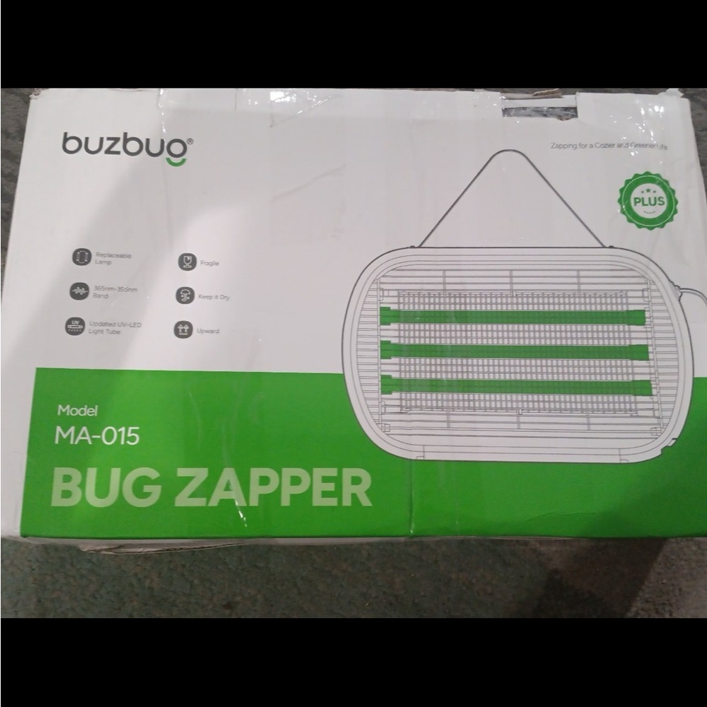Buzbug MA-015 Bug Zapper - White and Green